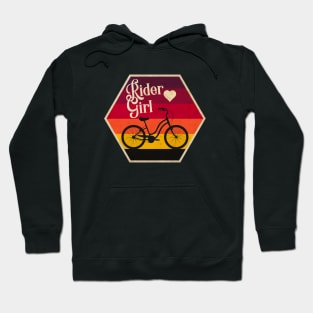 Bike Rider Girl Hoodie